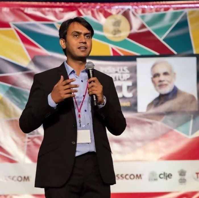 Ready Bytes on stage at the India–US Startup Konnect 2015, Silicon Valley